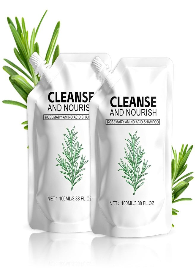 KEBEGE Rosemary Amino Acid Shampoo,Hair Growth Shampoo for Thinning Hair Women and Men Hair Loss，Strengthen Scalp with Natural formula- 2 Packs - Image 1